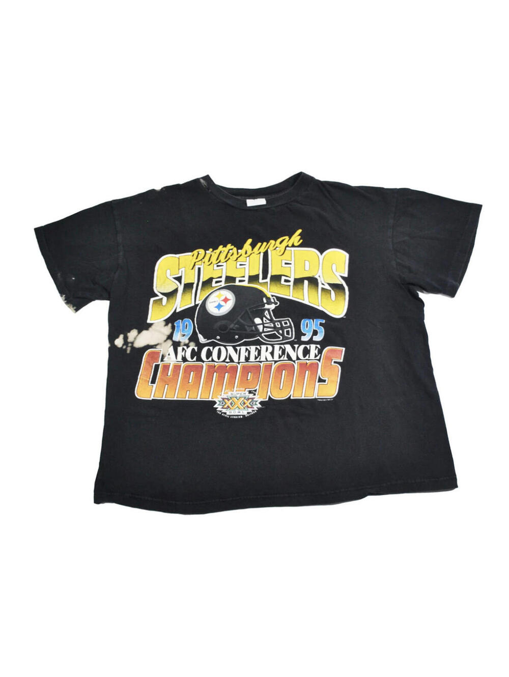 Vintage Pittsburgh Steelers 1995 Super Bowl NFL Football 90s Shirt Size X-Large